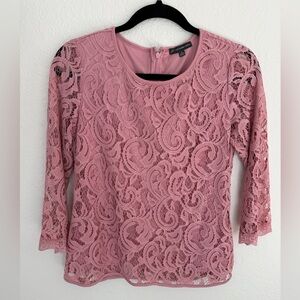 Adrianna Papell crochet top